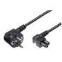 Kabel zasilający Microconnect PE010818A czarny 1,8 m wtyczka C5