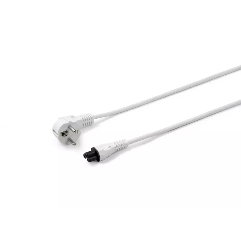 Microconnect PE010818W przewód zasilający biały 1,8 m Wtyczka typu F Złącze C5