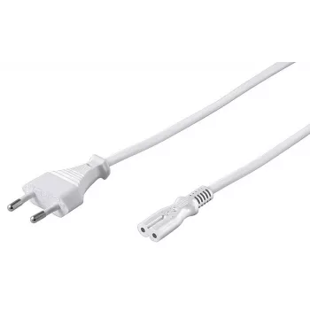Microconnect PE030710W kabel zasilający Biały 1 m Wtyczka zasilająca typu C Złącze C7