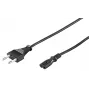 Microconnect PE030718 kabel zasilający Czarny 1,8 m CEE7/16 C7 coupler