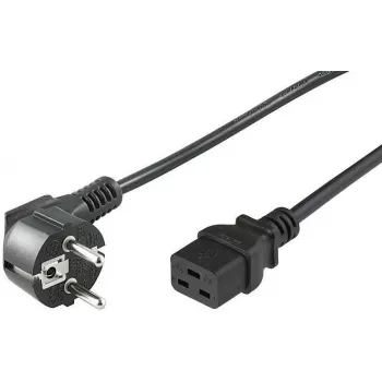 Microconnect PE0771902 kabel zasilający Czarny 1,8 m CEE7/7 wtyk C19