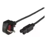 Microconnect PE090420C15 kabel zasilający Czarny 2 m BS 1363 Wtyk C15