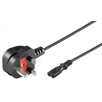 Microconnect PE090718 kabel zasilający Czarny 1,8 m Wtyczka zasilająca typu G Złącze C7