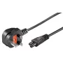 Microconnect PE090805 kabel zasilający Czarny 0,5 m Wtyczka zasilająca typ G Złącze C5