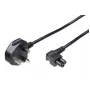 Microconnect PE090818A kabel zasilający Czarny 1,8 m Wtyczka zasilająca typ G Złącze C5