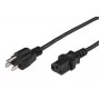 Kabel zasilający Microconnect PE110418 czarny 1,8 m wtyczka typu B gniazdo C13
