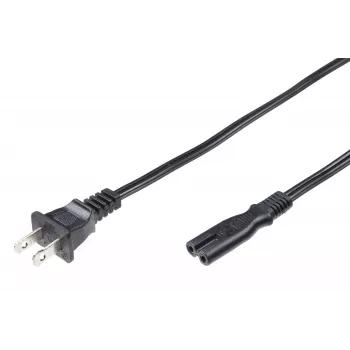 Kabel zasilający Microconnect PE110718 Czarny 1,8 m Wtyczka zasilająca typ A Wtyk C7