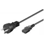 Microconnect PE120430 przewód zasilający Czarny 3 m Wtyk C13