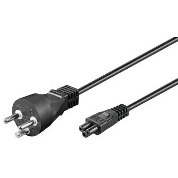 Microconnect PE120805 kabel zasilający Czarny 0.5 m Wtyczka zasilająca typu K Wtyk C5