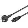 Microconnect PE120830 kabel zasilający Czarny 3 m Wtyczka zasilania typ K Złącze C5