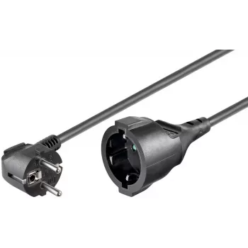 Microconnect PE141000 przewód zasilający Czarny 10 m