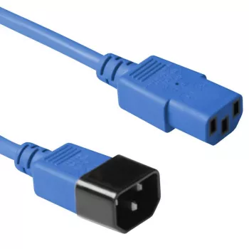 Kabel zasilający Microconnect PE1413B3 niebieski 3 m złącze C13 złącze C14