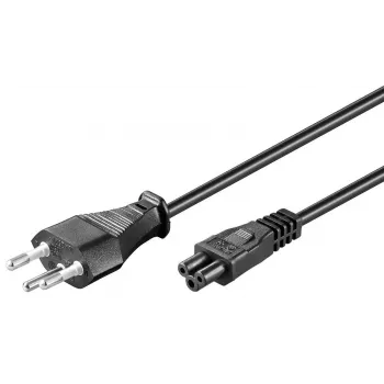 Microconnect PE160818 kabel zasilający Czarny 1,8 m Wtyczka zasilająca typu J Złącze C5