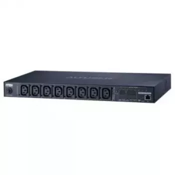 ATEN 1U 10A 8 gniazd przełączany + mierzony PDU + darmowe oprogramowanie Eco PDU Manager