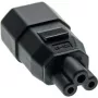 Microconnect PEA0408 przejściówka C14 na C5 czarna