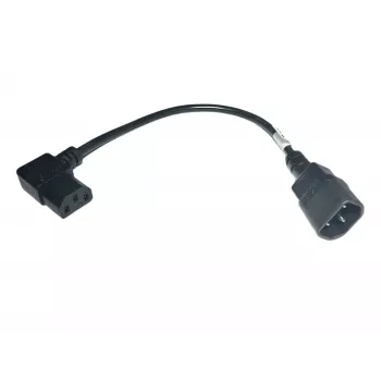 Kabel zasilający Microconnect PEA1416 Czarny 0,3 m Złącze C13 Złącze C14