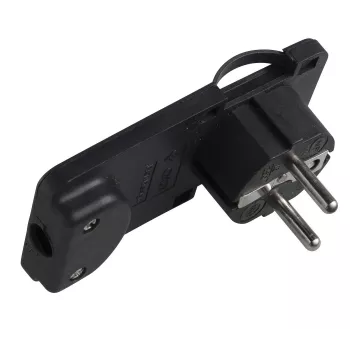 Adapter wtyczki zasilającej typ F Microconnect PESCHPLUG-B 230 V 16 A