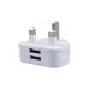 Wtyczka zasilająca Microconnect PETRAVEL36 biała