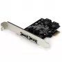 StarTech.com 2-portowa karta kontrolera PCI Express SATA 6 Gbps eSATA – dwuportowa karta PCIe SATA III – 2 wew./2 zew.