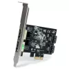 StarTech.com 2-portowa karta kontrolera PCI Express SATA 6 Gbps eSATA – dwuportowa karta PCIe SATA III – 2 wew./2 zew.