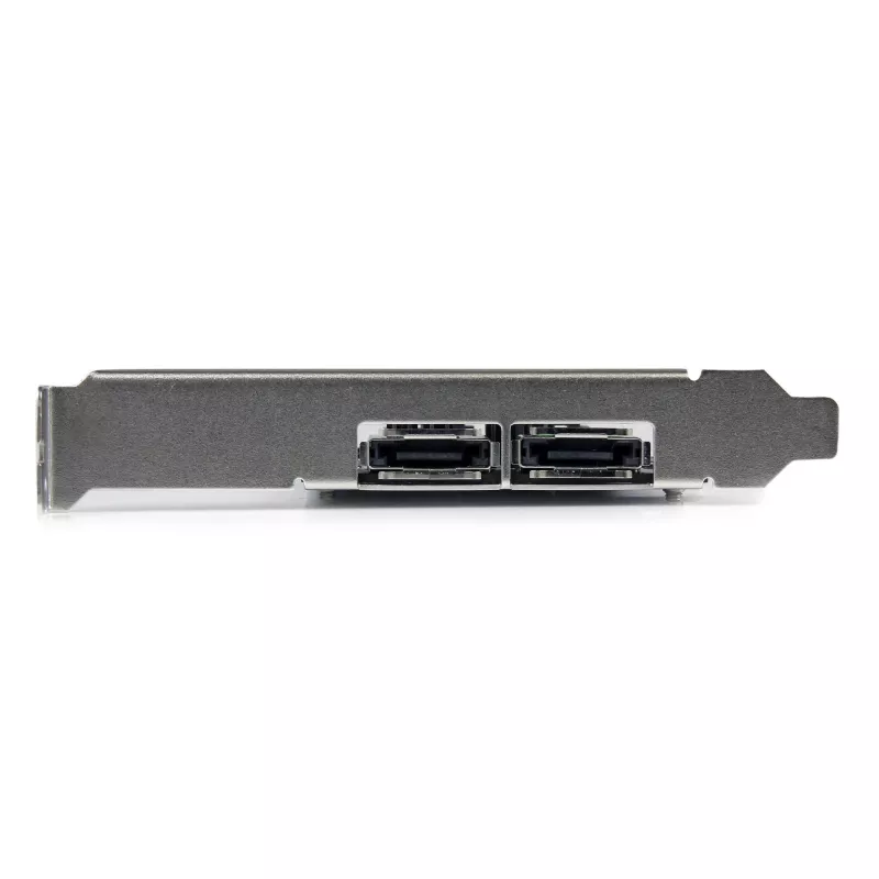 StarTech.com 2-portowa karta kontrolera PCI Express SATA 6 Gbps eSATA – dwuportowa karta PCIe SATA III – 2 wew./2 zew.