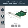 StarTech.com 3-portowa karta adaptera M.2 SSD (NGFF) - 1 x PCIe (NVMe) M.2, 2 x SATA III M.2 - PCIe 3.0