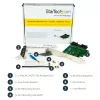 StarTech.com 3-portowa karta adaptera M.2 SSD (NGFF) - 1 x PCIe (NVMe) M.2, 2 x SATA III M.2 - PCIe 3.0
