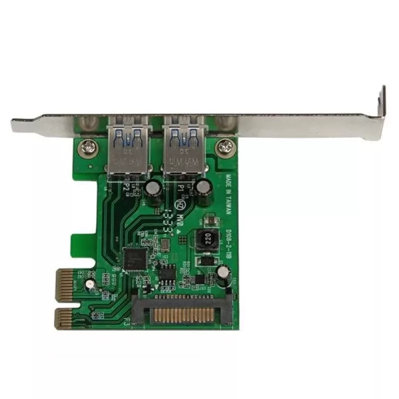 Karta rozszerzeń StarTech.com 2 porty PCI Express (PCIe) SuperSpeed USB 3.0 z UASP - zasilanie SATA