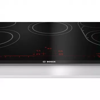 Bosch Serie 8 PKM875DP1D płyta grzewcza Czarny, Stal nierdzewna Do zabudowy Płyta ceramiczna 5 stref(y)