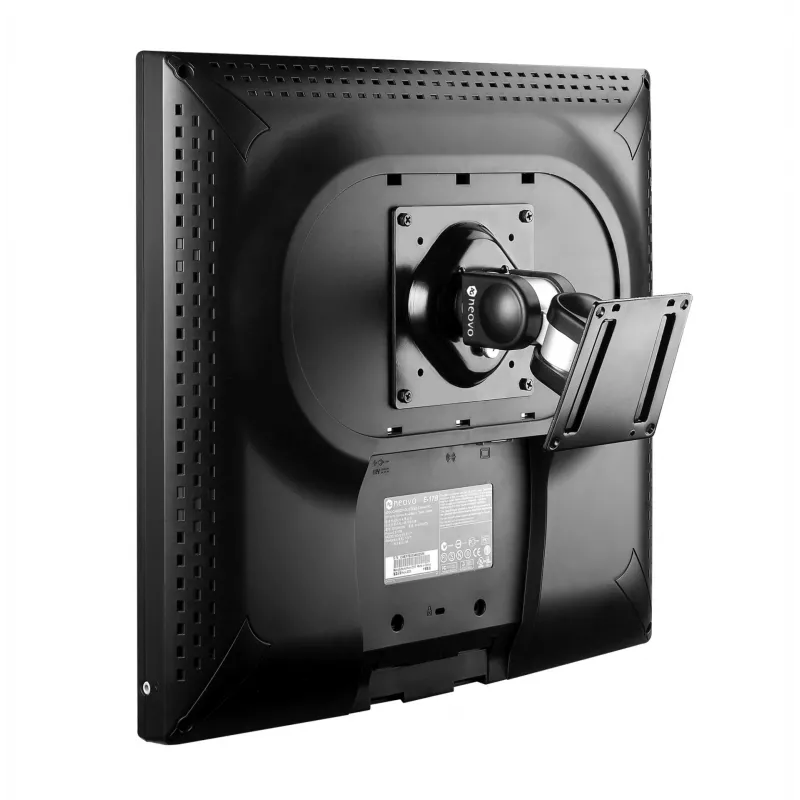 Uchwyt ścienny/biurkowy do monitora AG Neovo PMK-01 dla ekranów 15–32 cale, VESA 75x75–100x100, maks. obciążenie 14 kg, pochylenie ±90°, obrót 180° (czarny)