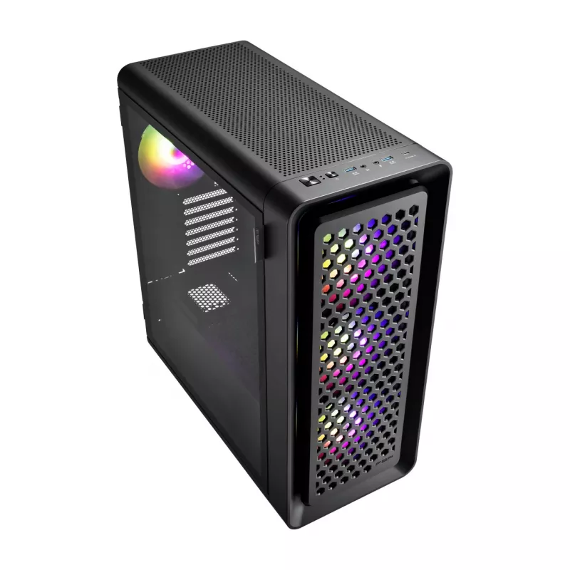 FSP CUT593P Obudowa Full Tower mITX, mATX, ATX Czarna ARGB