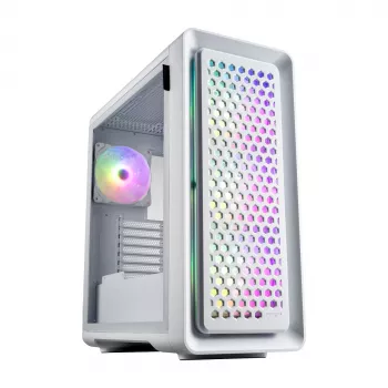 FSP CUT593P Obudowa Full Tower mITX, mATX, ATX Biała ARGB