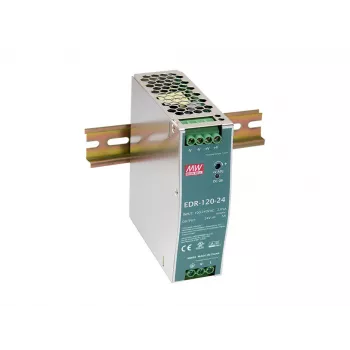 LevelOne 48V DC Industrialny zasilacz, 120W, szyna DIN, gotowy do PoE