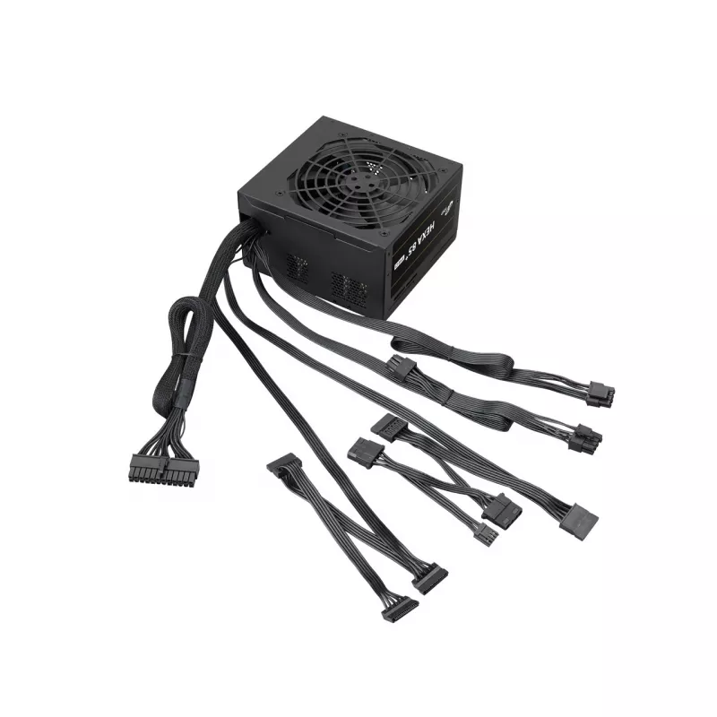 FSP HEXA 85+ PRO 350W Zasilacz ATX ATX2.5 Czarny, 350 W, 100 - 240 V, 50 - 60 Hz, 5 - 2 A, Aktywne, 85 W