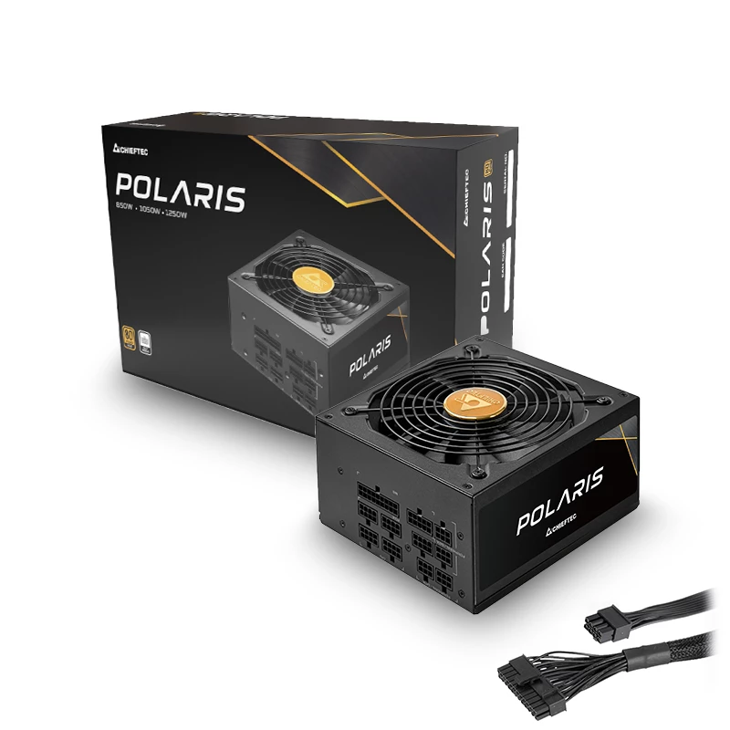 Zasilacz Chieftec Polaris PPS-1050FC 1050 W 20+4 pin ATX ATX Czarny