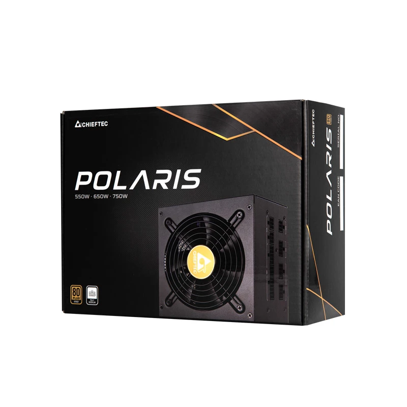 Chieftec Polaris zasilacz 550 W 20+4 pin ATX PS/2 Czarny