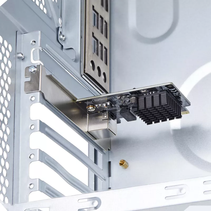 StarTech.com 1-Port 5G Gigabit PCIe adapter sieciowy Card, 5G/2.5G/1G/100M/10M PCI Express LAN Card, Realtek RTL8126, Windows and Linux, TAA Compliant