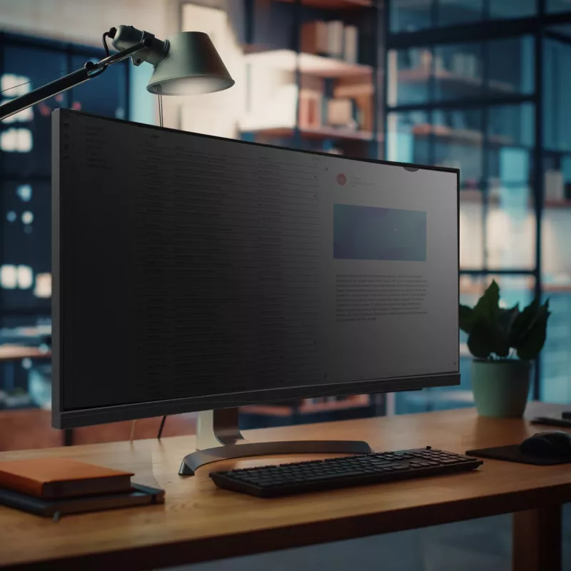 StarTech.com Filtr prywatyzujący do monitora 34-calowego ultraszerokokątnego - 21:9 panoramiczny - Filtr bezpieczeństwa ekranu komputera - Ochrona redukująca światło niebieskie - Matowy/błyszczący - Kąt widzenia +/-30°