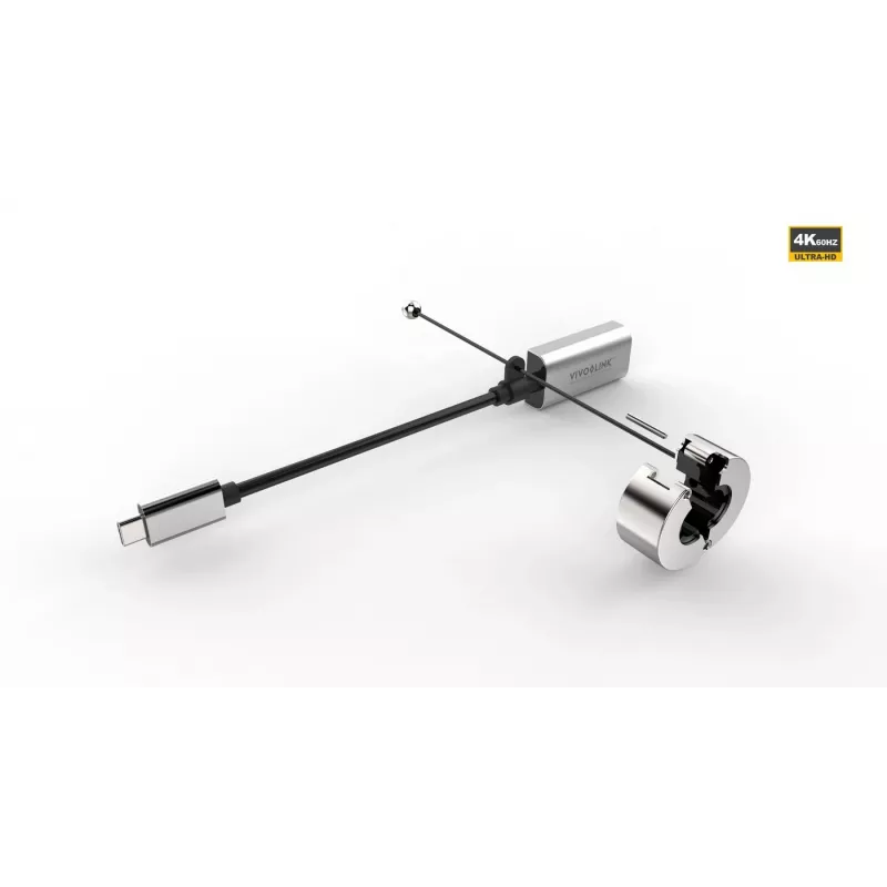 Vivolink PROADRING4S adapter kabla wideo USB Typu-C HDMI Czarny
