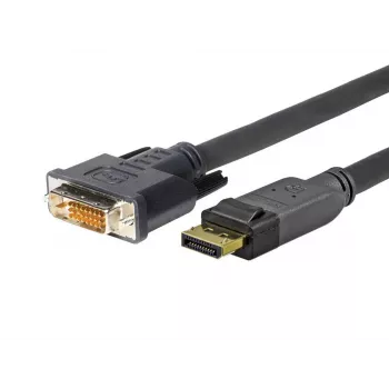 Vivolink PRODPDVI1 adapter kabla wideo 1 m DisplayPort DVI-D czarny