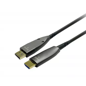 Vivolink PRODPHDMIOP50 adapter kabla wideo 20 m DisplayPort HDMI Czarny