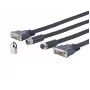 Vivolink PRODVICW15 kabel DVI 15 m DVI-D czarny