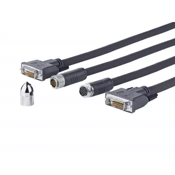 Vivolink PRODVICW20 DVI kabel 20 m DVI-D Czarny