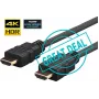 Vivolink 10x Pro HDMI kabel 2m Ultra Flexible, 2 m, HDMI Type A (Standard), HDMI Type A (Standard), 4096 x 2160 pixels, 3D, Czarny