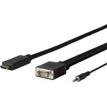 Vivolink PROHDMIVGA1 adapter kabla wideo 1 m HDMI Typ A (Standard) VGA (D-Sub) Czarny
