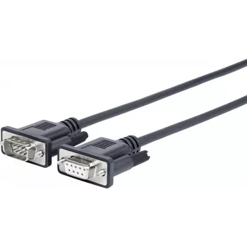 Kabel szeregowy Vivolink PRORS15 czarny 15 m RS-232