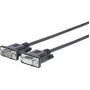 Kabel szeregowy Vivolink PRORS15 czarny 15 m RS-232