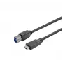 Vivolink PROUSBCBMM7.5 kabel USB 3.2 Gen 1 (3.1 Gen 1) 7,5 m USB C USB B czarny