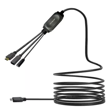 USB-C hub VivoLink PROUSBCHDMIUSB3-7.5 z wyjściem HDMI i portami USB 3.0
