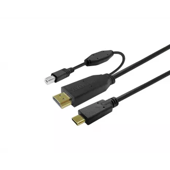 Vivolink PROUSBCHDMIUSBB7.5 Kabel USB USB 3.2 Gen 1 (3.1 Gen 1) 7,5 m USB-C czarny